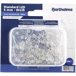 Barthelme LED-sortiment Kølig hvid Rund 5 mm. [Levering: 4-5 dage]